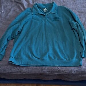 Roots Canada Organic Cooper Relaxed Polo Sweatshirt Women’s XXL